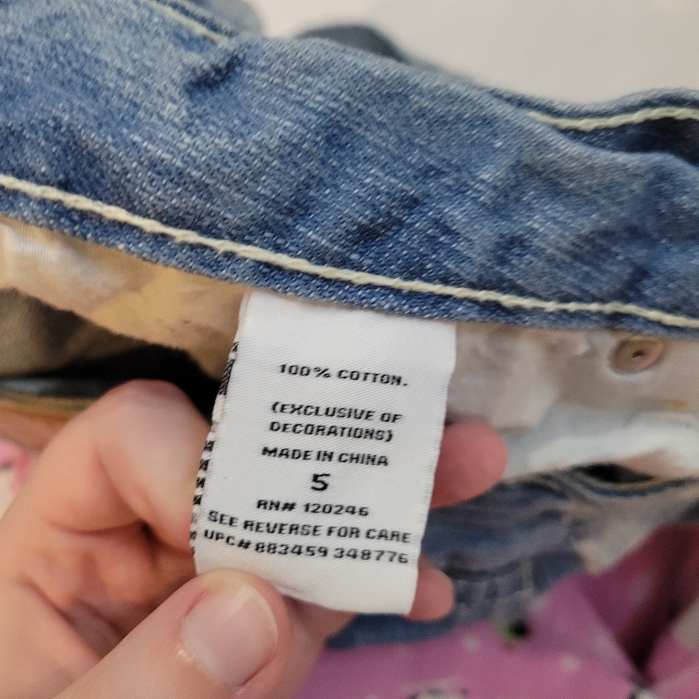 Bongo Early 2000s Y2k Blue Light Wash Casual Everyday Distressed Folded Shorts 5 - Picture 7 of 8